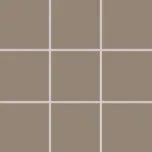 Taurus Color, dlaždice slinutá, 10x10 cm, hnědošedá