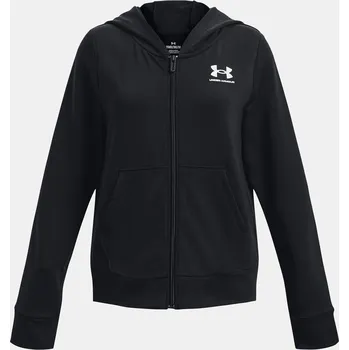 Dívčí mikina Dívčí mikina Under Armour UA Rival Terry FZ Hoodie 1377242-001 Černá YXL