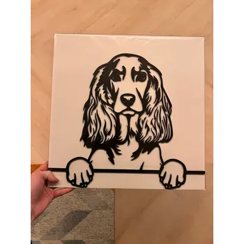 Vsepropejska Kokršpaněl dřevěná dekorace na zeď Rozměr (cm): 38 x 33, Typ: Kokršpaněl 2