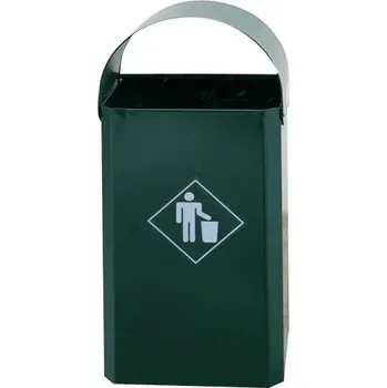Odpadkový koš KOVOVÝ KOŠ S ODKLÁPĚCÍ STŘÍŠKOU + extra výběr z 4000 produktů
