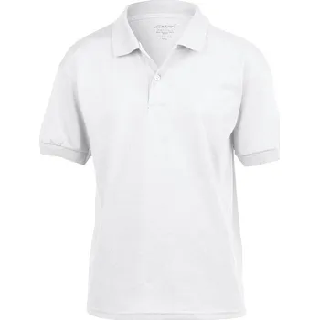 Chlapecké tričko Gildan Dětská polokošile Gildan Dry Blend Bílá L (11/12)