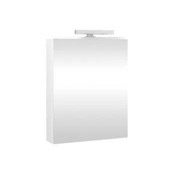 Zrcadlo Krajcar zrcadlová skříňka s osvětlením 60 x 75 x 17 cm otevírání pravé bílá ZP2.60