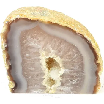 Přírodní kámen Achátová geoda s dutinkou z Brazílie 171g