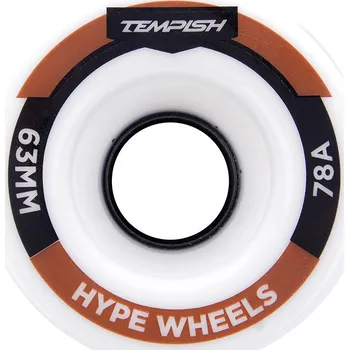 Longboard Tempish LB 63x53 78A kolečka (4ks) Barva:: white