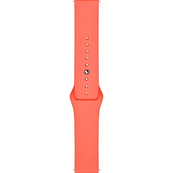 Silikonový řemínek na hodinky 22 mm oranžový