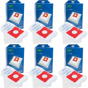 Sáček do vysavače Sáčky MPMB02K do vysavače AMICA BREVA VM 1031, 1041 AK 3012 24 sáčků + 6 sací filtry