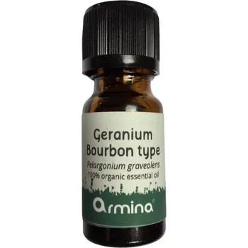 Armina Bio éterický olej Geranium typ Bourbon (Pelargonium graveolens) 10 ml