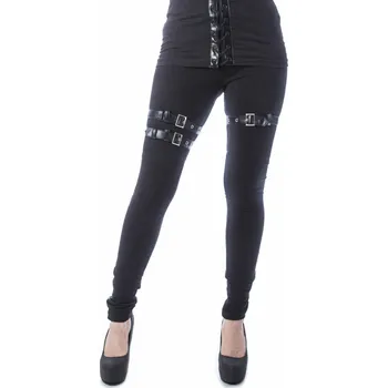 Dámské kalhoty kalhoty dámské (legíny) POIZEN INDUSTRIES - GRIM - BLACK