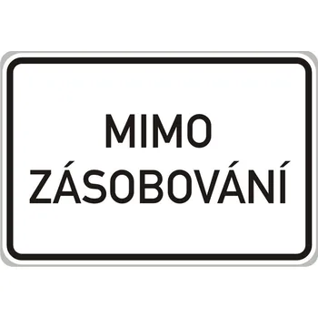 Dopravní značka Dopravní Značka E13 Text - Dodatková tabulka Text: Stop / kontrola