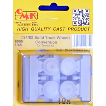 Plastikový model 1/48 T-34/85 Solid Track Wheels Conversion (TAM)
