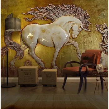 Fototapeta Solution Media 3D tapeta - Reliéf koně MU2988 3 - 3D Relief - Vliesová tapeta - 320g/m2