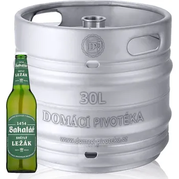 Pivo Bakalář 11° světlý ležák - 30l sud piva