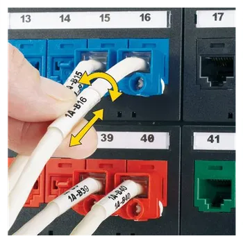 Tiskárna štítků R050X150X1J Kabelová popiska, 38,1x12,7mm, průměr 5,6-7,1mm, vinyl, bal. 2500 kusů