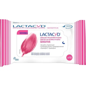 Intimní ubrousek Lactacyd Ubrousky pro intimní hygienu Sensitive 15 ks