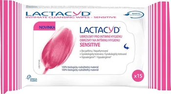 Intimní ubrousek Lactacyd Ubrousky pro intimní hygienu Sensitive 15 ks