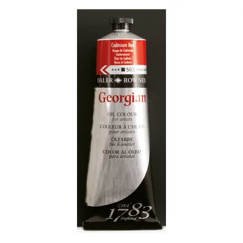 Olejová barva Olejová barvy Daler-Rowney Georgian 225 ml. Barva: 620 - Kadmium žluté, Permanence: Dobrá ***