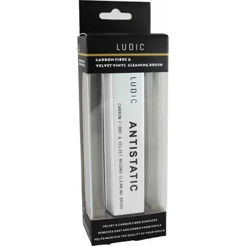 Příslušenství pro gramofon Ludic Carbon Fiber and Velvet Record Cleaning Brush