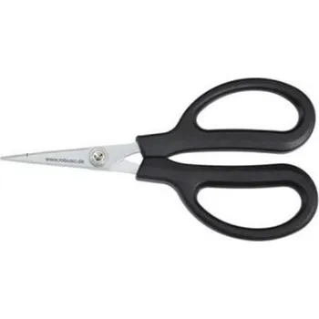 Kancelářské nůžky Nůžky na skelná vlákna PELLORO - plast.rukojeť (černá); mikrozoubky; ROBUSO