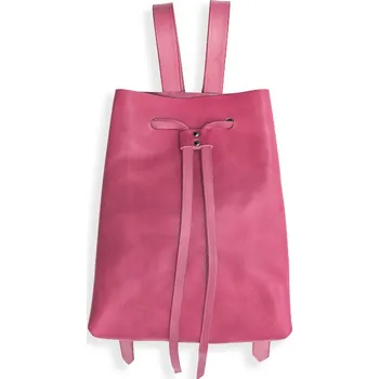 Městský batoh Eggo Murphy dámský kožený batoh Starorůžová