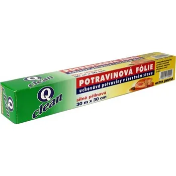 Potravinová fólie Q clean potravinová fólie 30m 9my (krab