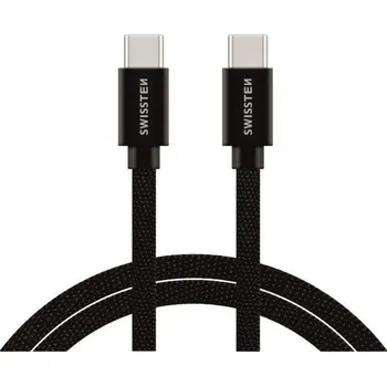 Datový kabel Swissten USB-C 1,2 m černý