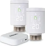 EVOLVEO Heat M30v2 Starter Pack, 2×chytrá termostatická hlavice na radiátor & centrální jednotka