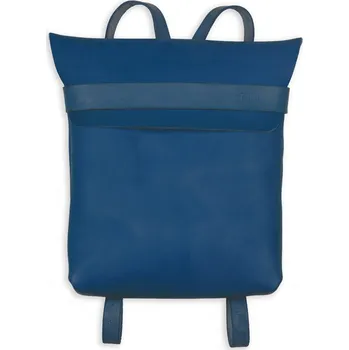 Městský batoh Eggo Barth kožený batoh Modrá