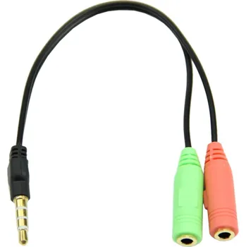 Video redukce Adaptér pro headsety (2xF / 1xM) příslušenství