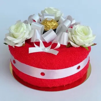 umělá květina Ateliér Confetti Dort z ručníku - Bohumil