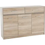 Komoda 3D2S, dub sonoma, TEYO