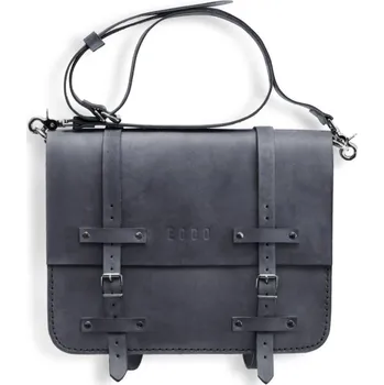 Eggo Frazer kožená brašna přes rameno Šedá