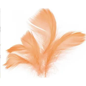 Peří 10 g světle měděné