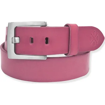 Opasek Eggo Freeman kožený opasek Starorůžová