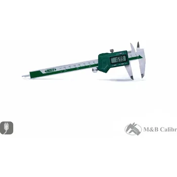 Posuvné měřítko Digitální posuvné měřítko 300/0,01 mm s posuvovým kolečkem, pro leváky INSIZE