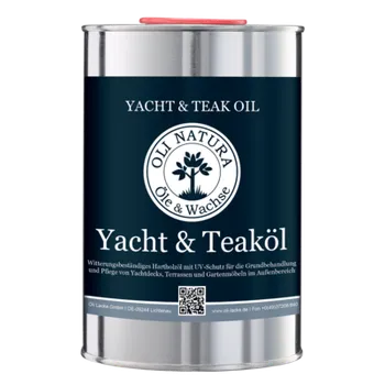 Olej na dřevo Oli-Natura Oli-Natura- YACHT & TEAKÖL (Olej na venkovní dřevo) bezbarvý - natur Balení: 2,5L + dárek k objednávce nad 1000Kč