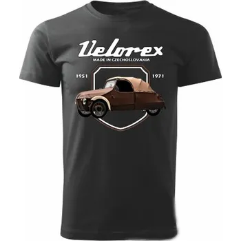 Pánské tričko STRIKER Tričko Velorex Barva: Černá, Velikost: L