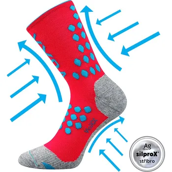 FINISH kompresní barevné sportovní ponožky Voxx (VoXX Kompresní ponožky FINISH)