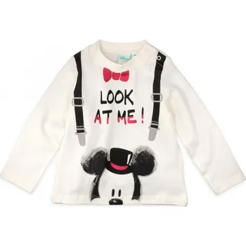 Mickey Mouse bílé klučičí tričko Velikost: 81