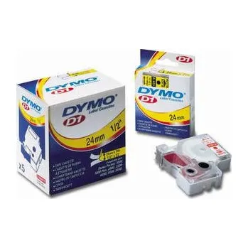 Pásek do tiskárny DYMO D1 40913, 9mm x 7m, černý tisk/bílá páska