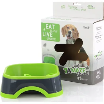 Miska pro psa HOLLAND Animal Care Protihltací miska Zelená Velikost: M