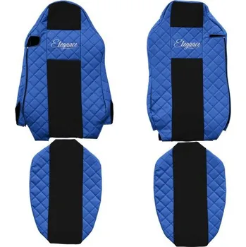 Potah sedadla Kožené autopotahy MAN TGX - ISRI, modré