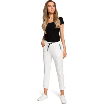 Dámské kalhoty M411 Běžecké kalhoty 7/8 - ecru EU M