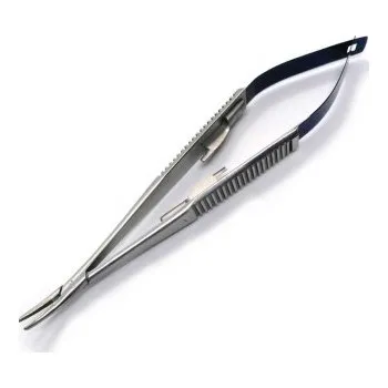 Jehelec Castroviejo zahnutý BL (TC) 14cm E/M PAK K.T.S. 14611