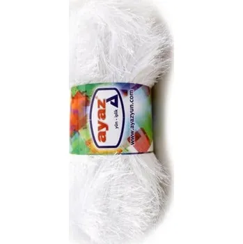 Příze Příze Yumos 1208 bílá Ayaz