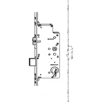 MACO Z-TS zámek E92 PZ 4I-S DM35 VK8 F-2400X16, prodlužitelný PT