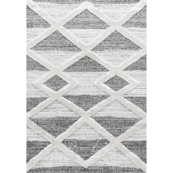 Koberec Ayyildiz Hali Kusový koberec PISA 4709 Grey Rozměr kruh 200 cm