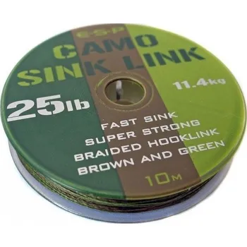 ESP šňůra Camo Sink Link green 10m 20lb