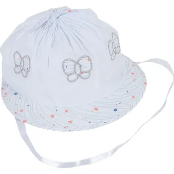 Klobouk Dětský klobouček s motýlky, vel.44 (149281A)