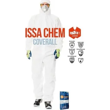Jednorázový oděv ISSA CHEM OVERAL 08290 Ochranná kombinéza s kapucí M 08290-M