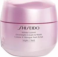 Shiseido White Lucent Overnight Cream&Mask noční hydratační krém a maska 75 ml